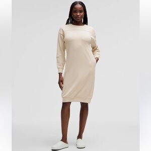 lululemon athletica Beige Long Sleeve Dress